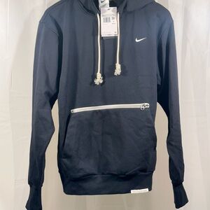 Nike Black Hoodie with Cream Accents